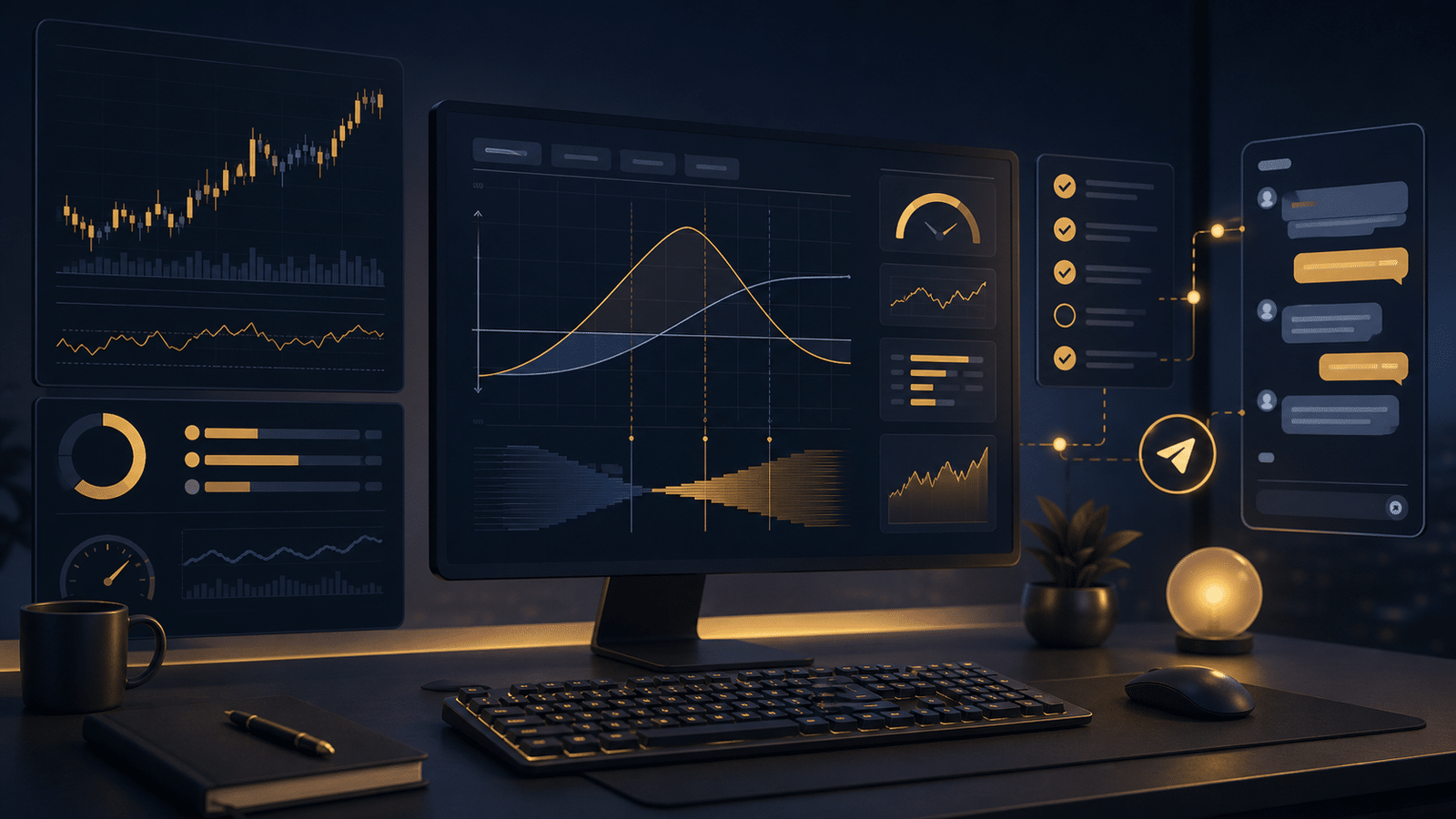 Professionelles Dashboard für Options-Tools, Trading Mentor, COT-Screener und Payoff-Analyse