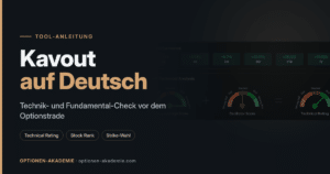 Titelbild: Kavout auf Deutsch – Technik- und Fundamental-Check vor dem Optionstrade